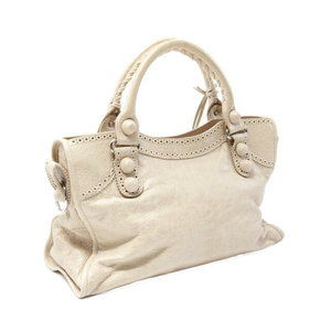 Balenciaga Giant handbag beige City leather